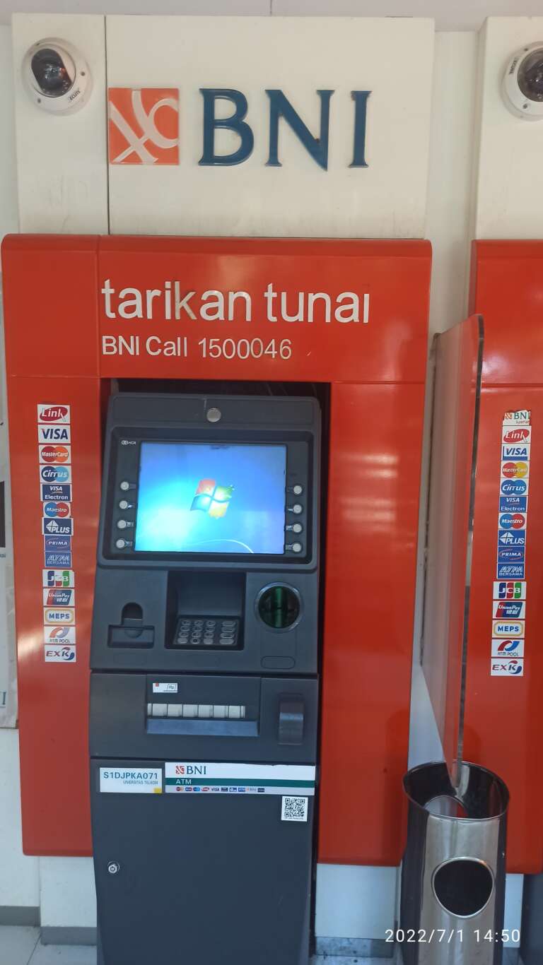 Layanan ATM BNI di Telkom University