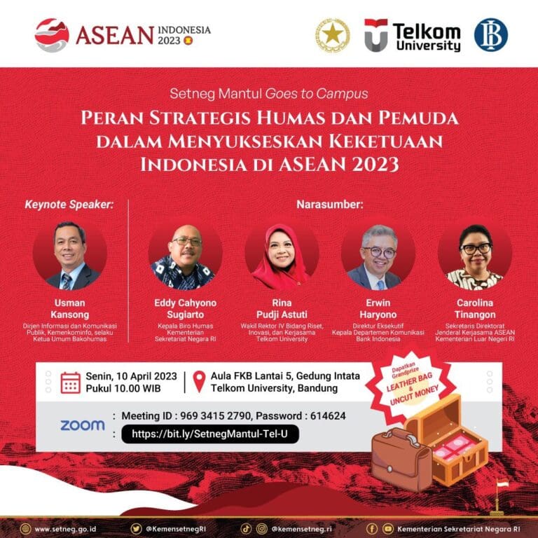 Bersama kita dukung dan sukseskan keketuaan Indonesia di ASEAN 2023