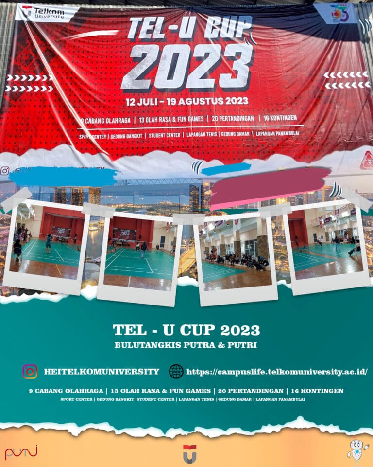 Poster Bulutangkis Telkom University