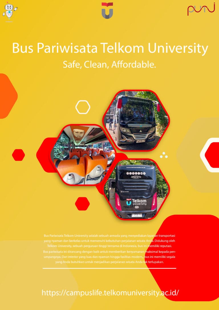 Poster bus Telkom University