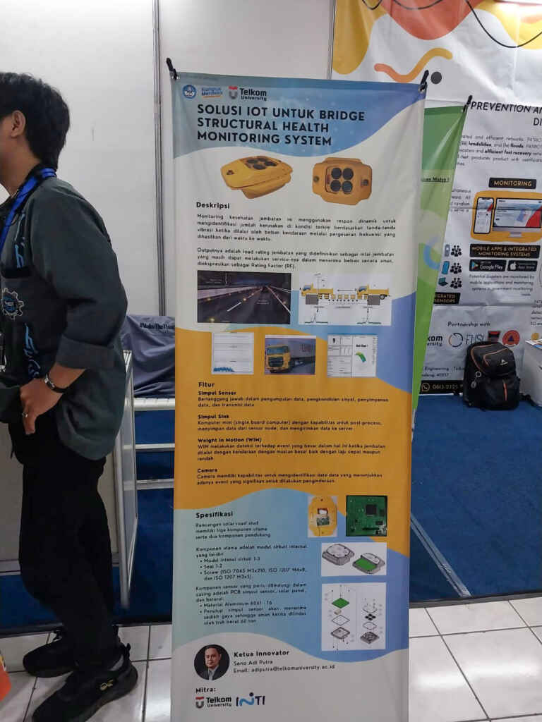 Solusi IOT Untuk Bridge Structural Healt Monitoring System Di Pameran GSG Telkom
