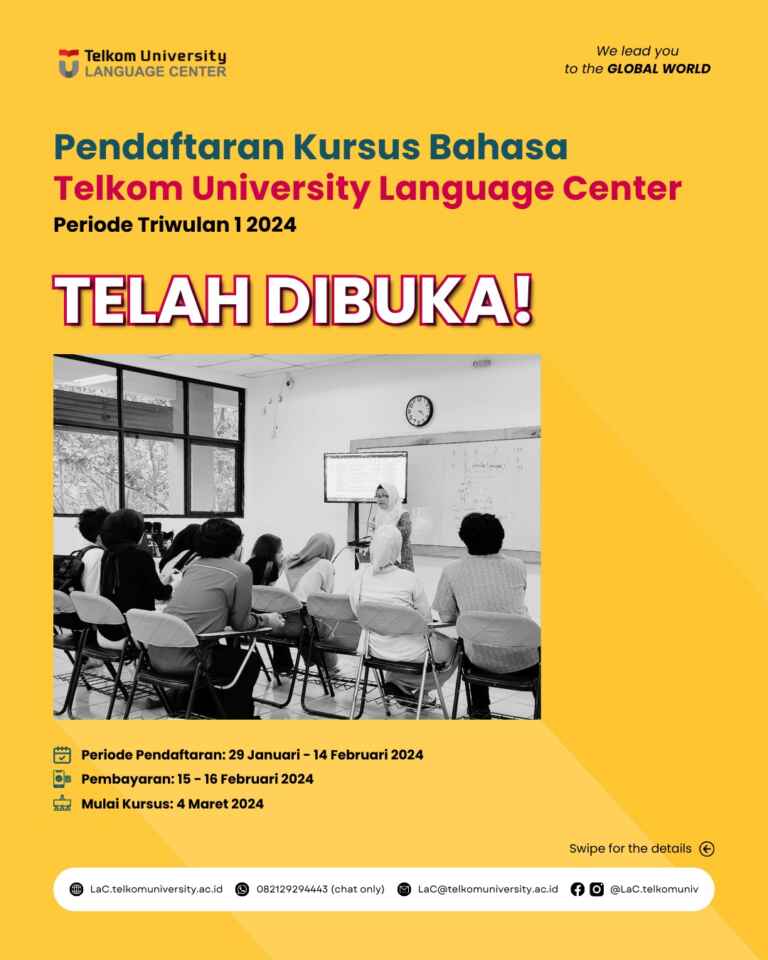 Mulai dari Rp 290.000 aja teman teman sudah bisa daftar kursus bahasa yang ada di LaC