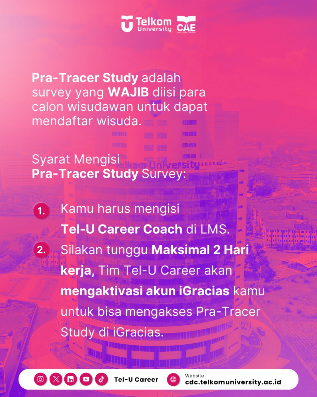 Wisuda sebentar lagi nih Udah tau belum syarat untuk bisa daftar wisuda 4