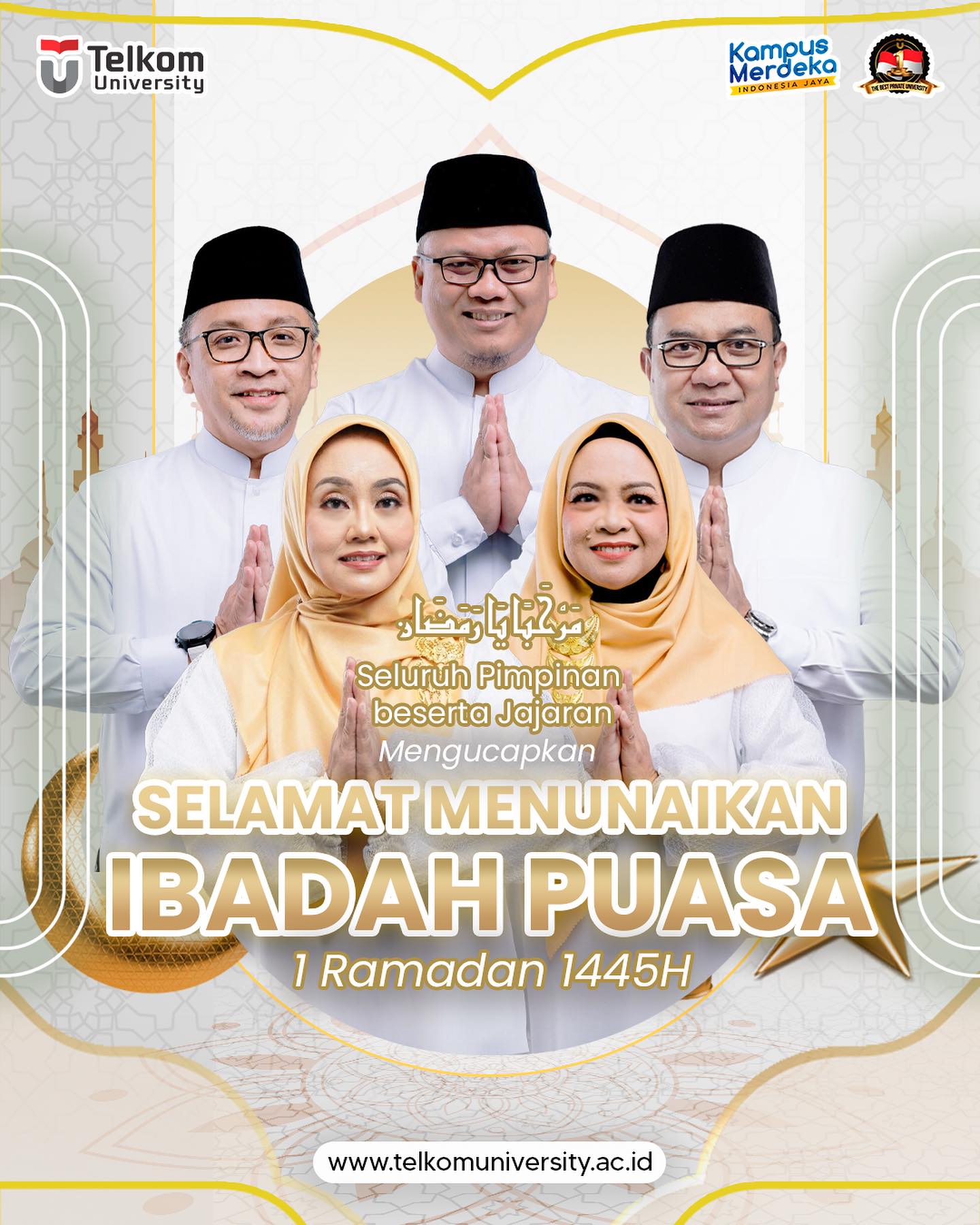 HEI TelUtizen Surabaya! Selamat menunaikan ibadah Puasa 1445H ya bagi