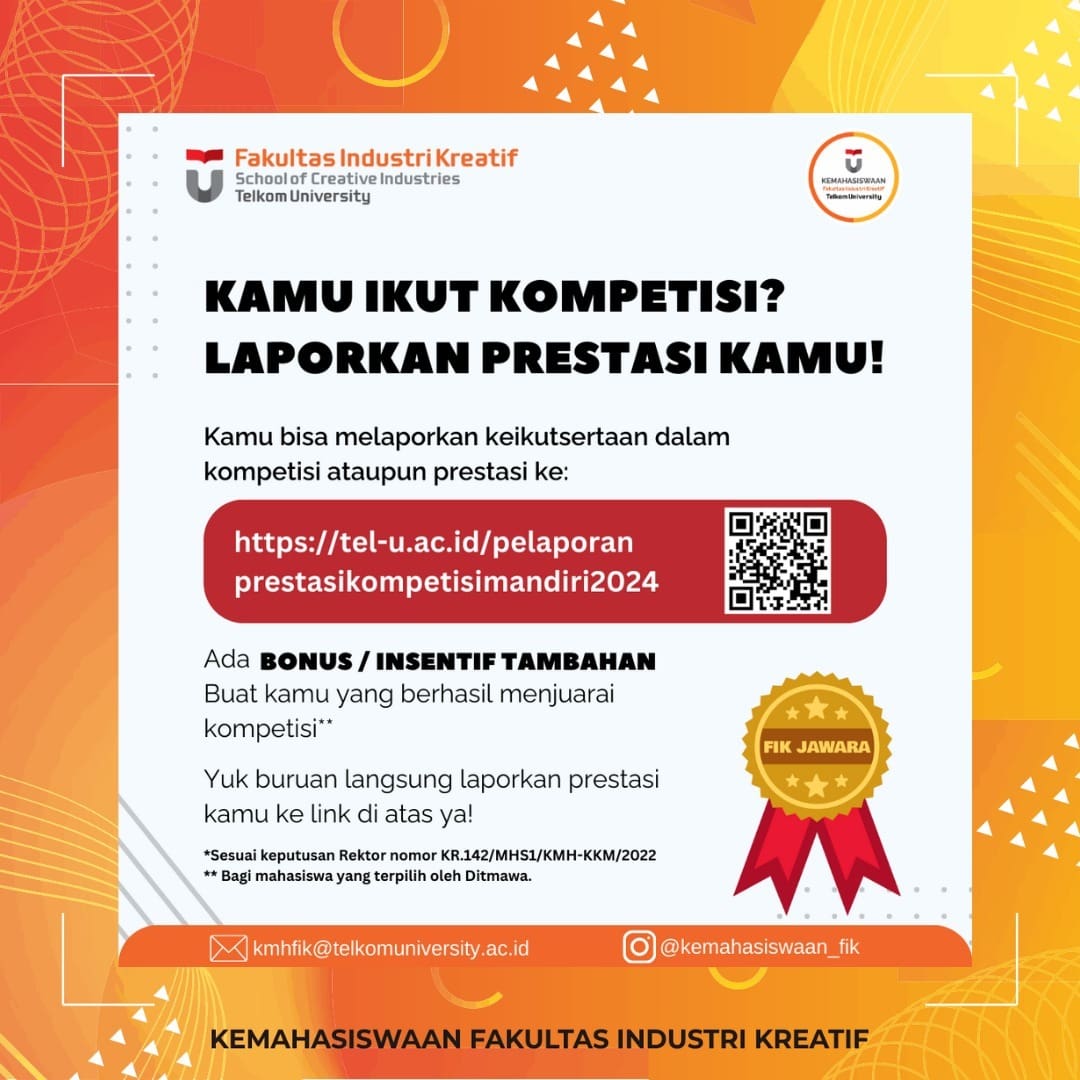 [PELAPORAN PRESTASI KOMPETISI MANDIRI] Halloo TelUTizen Pejuang Prestasi Kompet