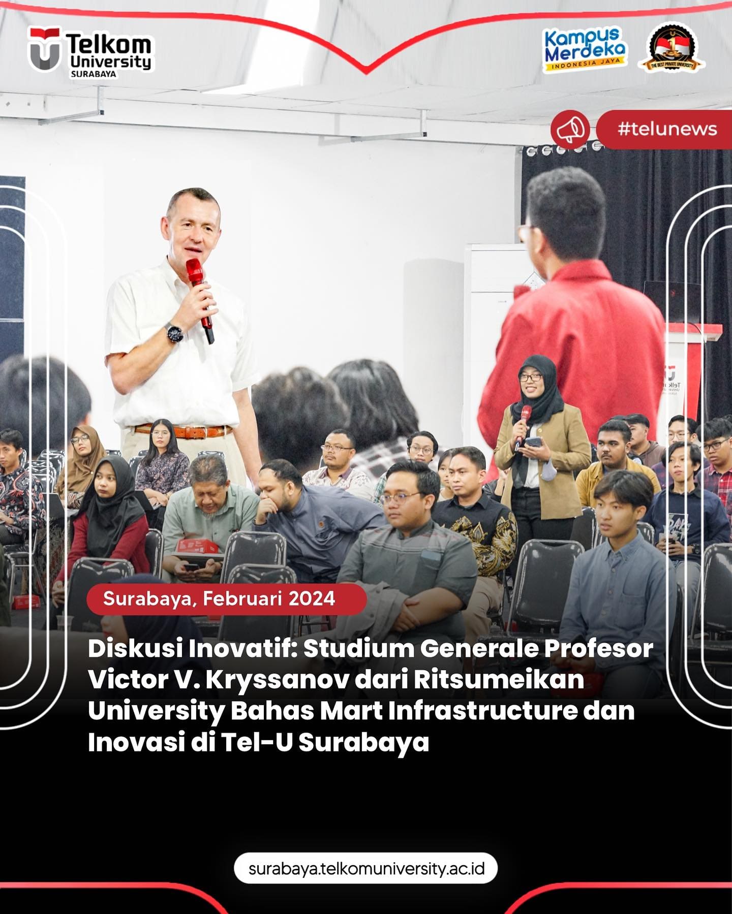 Diskusi mendalam mengenai smart infrastructure dan sustainable innovation dihara