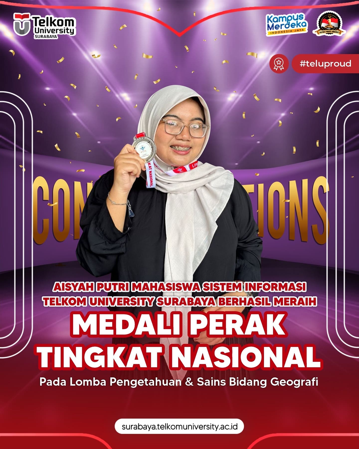 Hai TelUtizen! Terdapat kabar baik dari salah satu teman seperjuangan