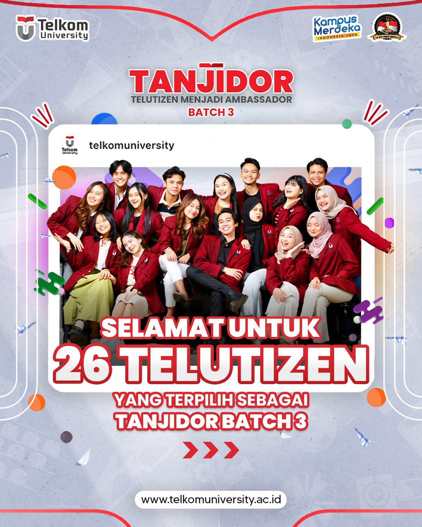 HEI TelUtizen! Akhirnya yang ditunggu tunggu telah tiba! Apalagi kalau bukan