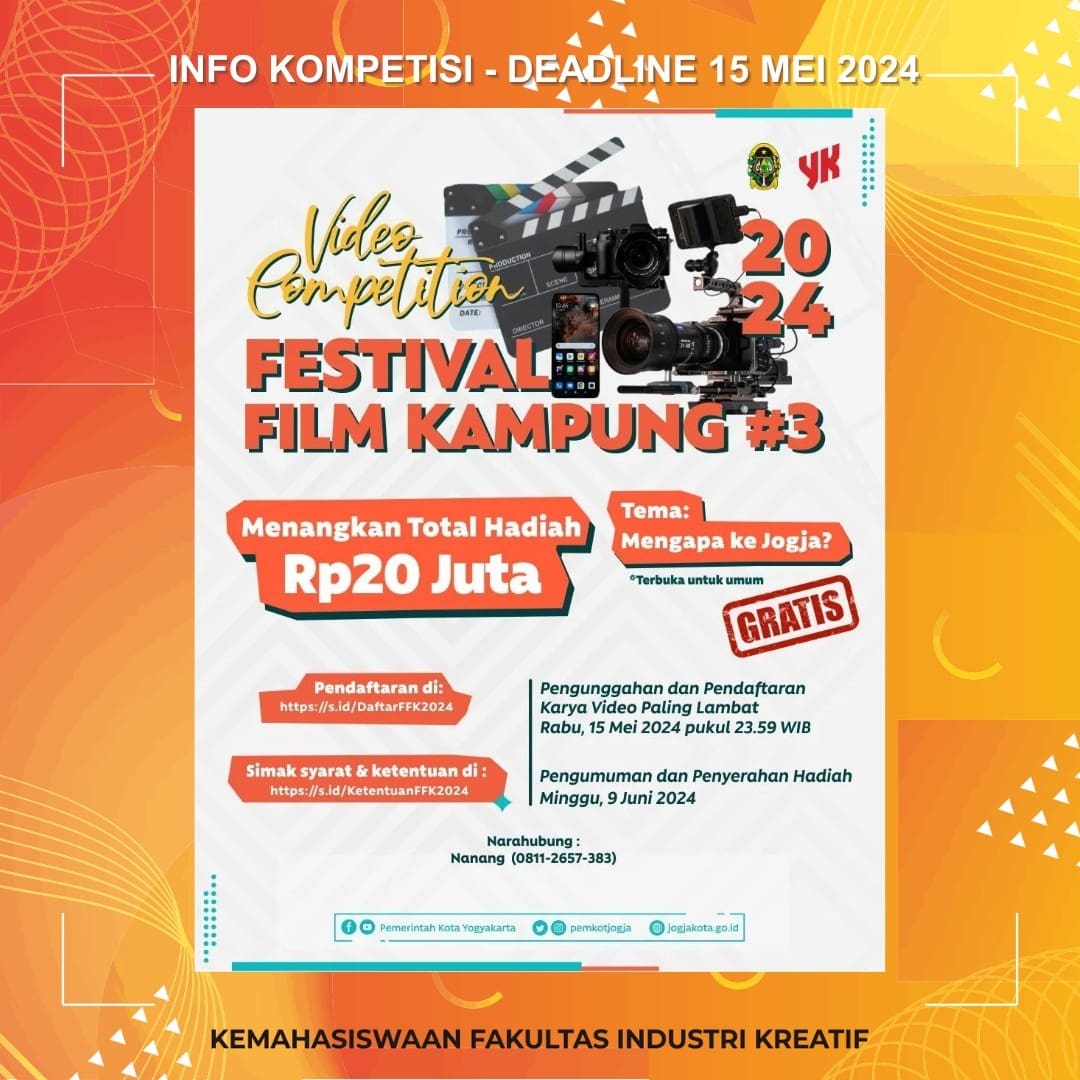 [ INFO KOMPETISI ] Deadline : 15 Mei 2024 More
