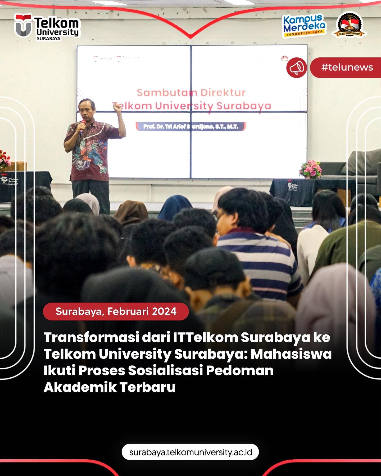 Dua hari ini, seluruh mahasiswa/i kami telah mengikuti sosialisasi pedoman