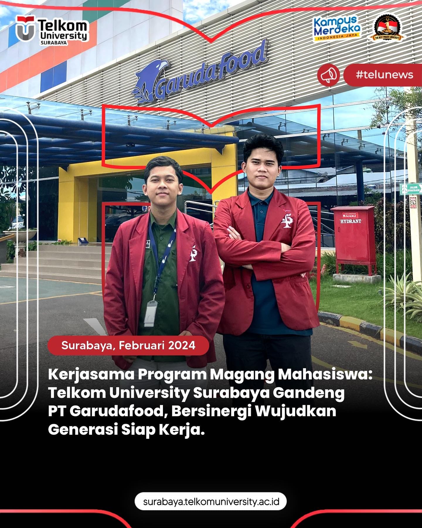 1717399030 Telkom University Surabaya Gandeng Garuda Food untuk Wujudkan Generasi Siap