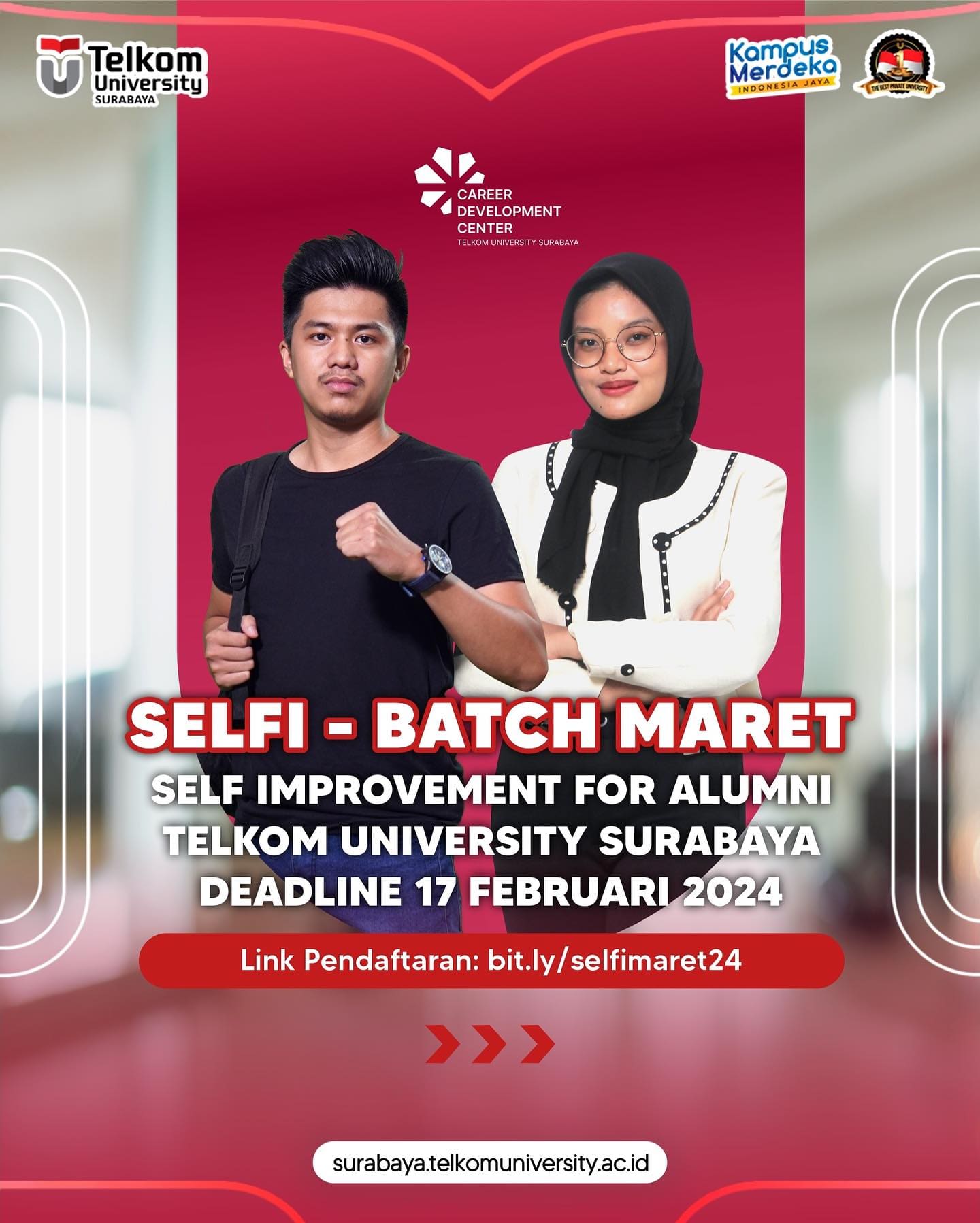 1718167671 Halloo Alumni Tel U Surabaya Ada kabar baik nih Self Improvement for
