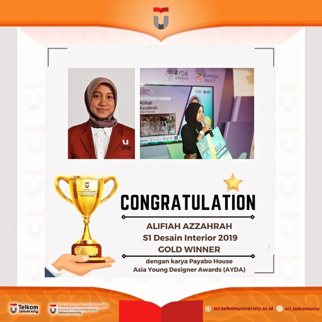 1718385273 Congratulation Alifiah Azzahrah S1 Desain Interior 2019 Berhasil meraih