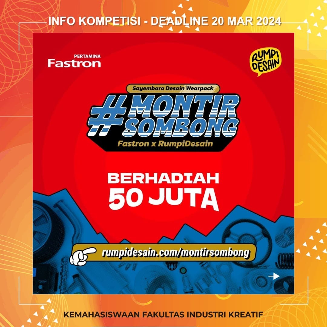 1718421171 INFO KOMPETISI Deadline 20 Maret 2024 More