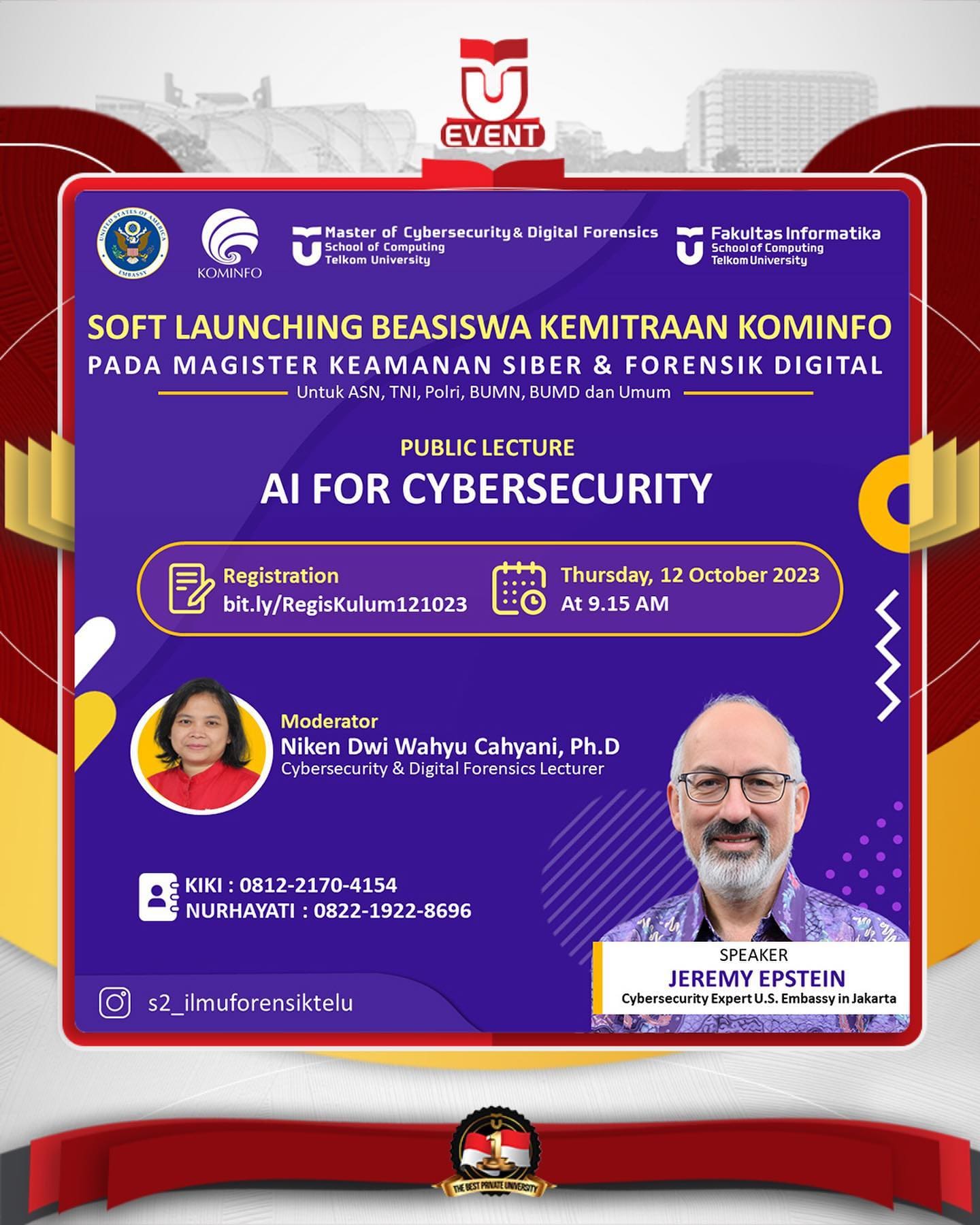 1718476174 Hallo TelUtizen yang tertarik tentang bidang AI wajib ikutan nih