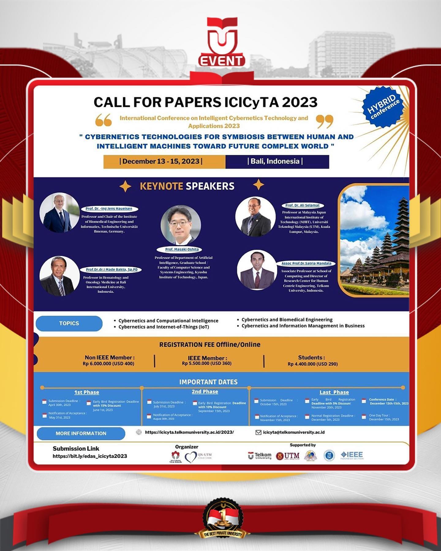 1718516490 Hallo TelUtizen ICIyTA 2023 hadir kembali dengan tema Cybernetic Technology