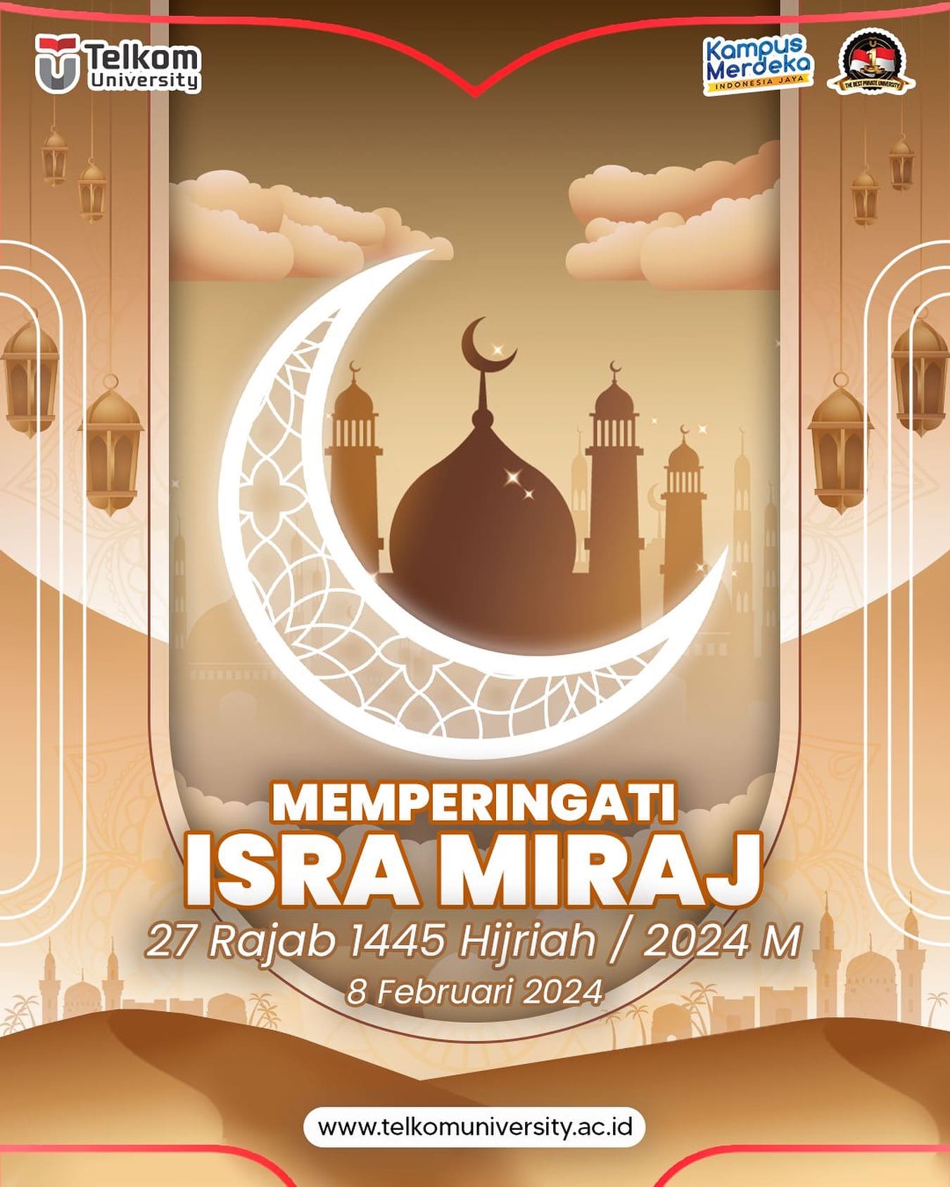 1718524050 Hallo TelUtizen Selamat memperingati Isra Miraj Semoga kita semua senantiasa