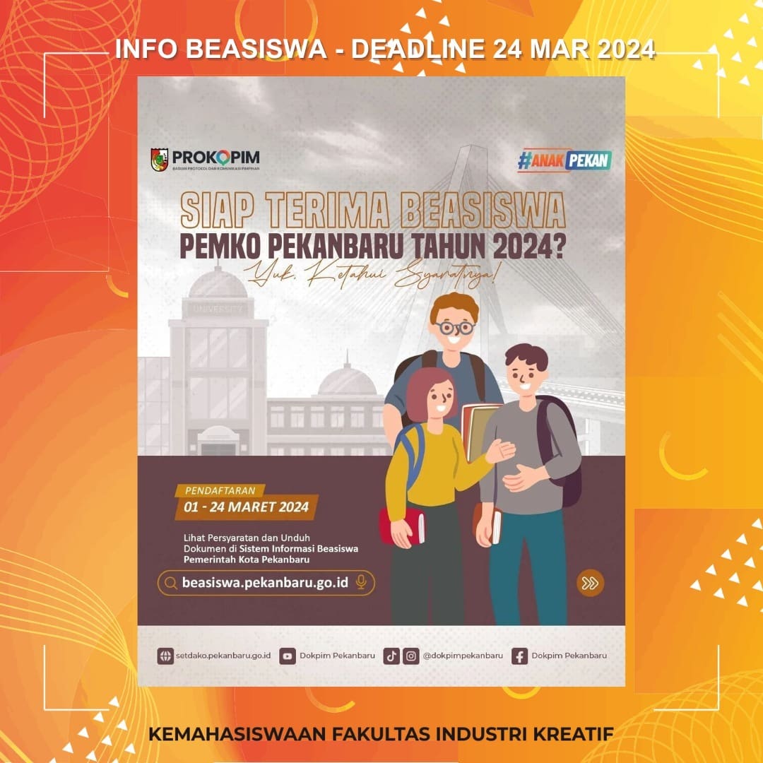 1718623844 INFO BEASISWA Deadline 24 Maret 2024 More