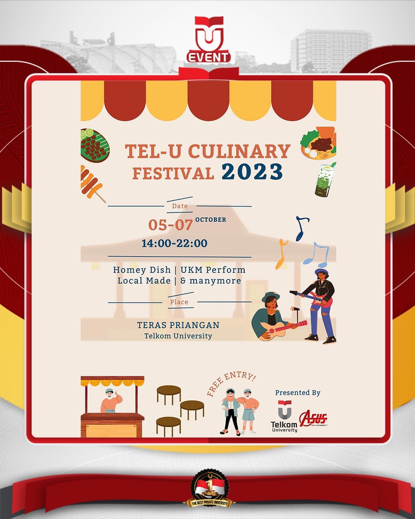 1718658462 Hallo TelUtizen Tel U Culinary Festival hadir lagi loh pastinya lebih