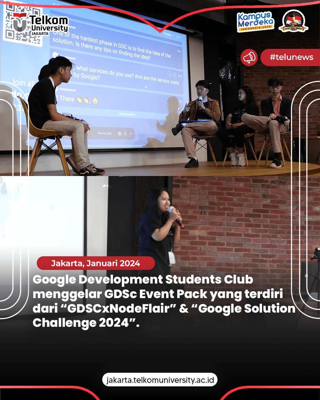 1718664163 Halo TelUtizen Jakarta UKM Google Developer Student Club melaksanakan 2