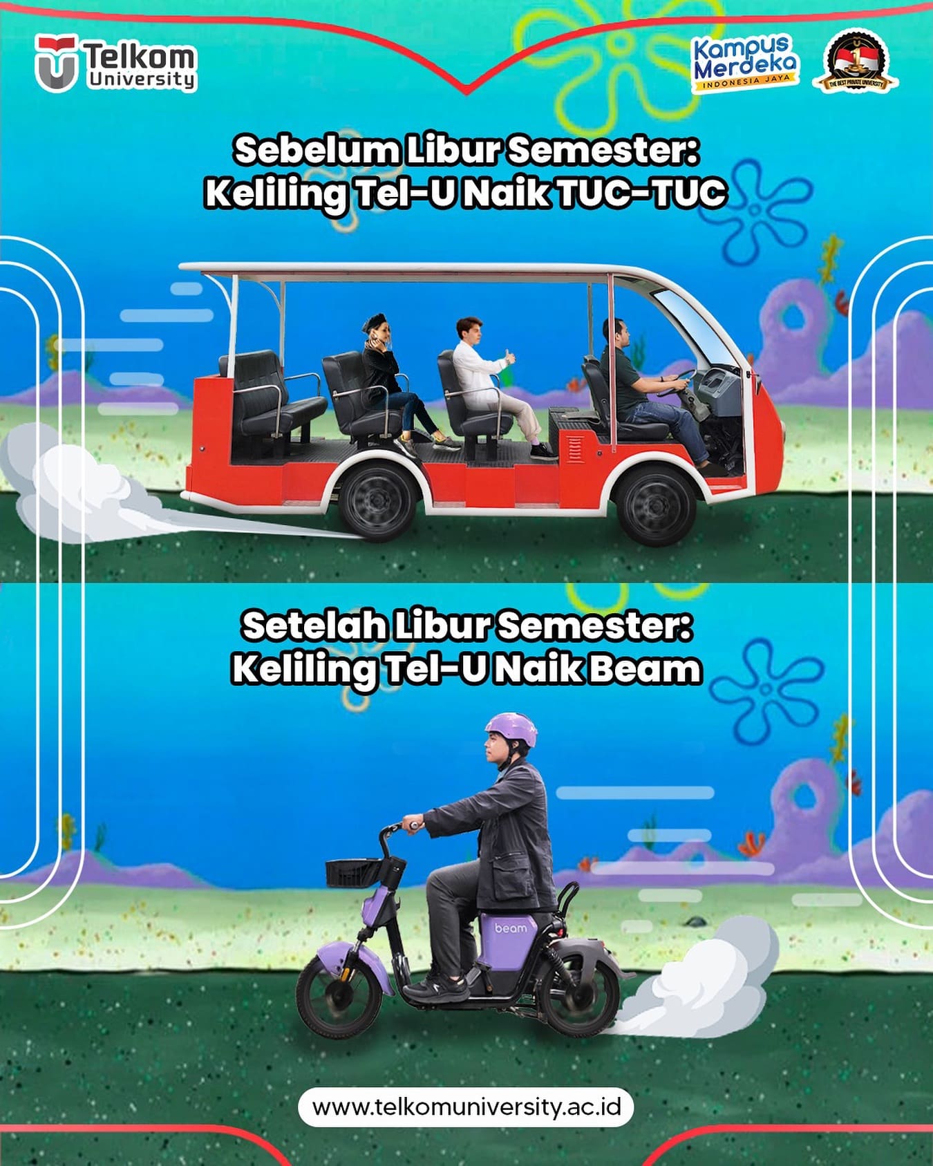 1718665602 HEI TelUtizen Siapa yang udah coba naik tuc tuc dan beam