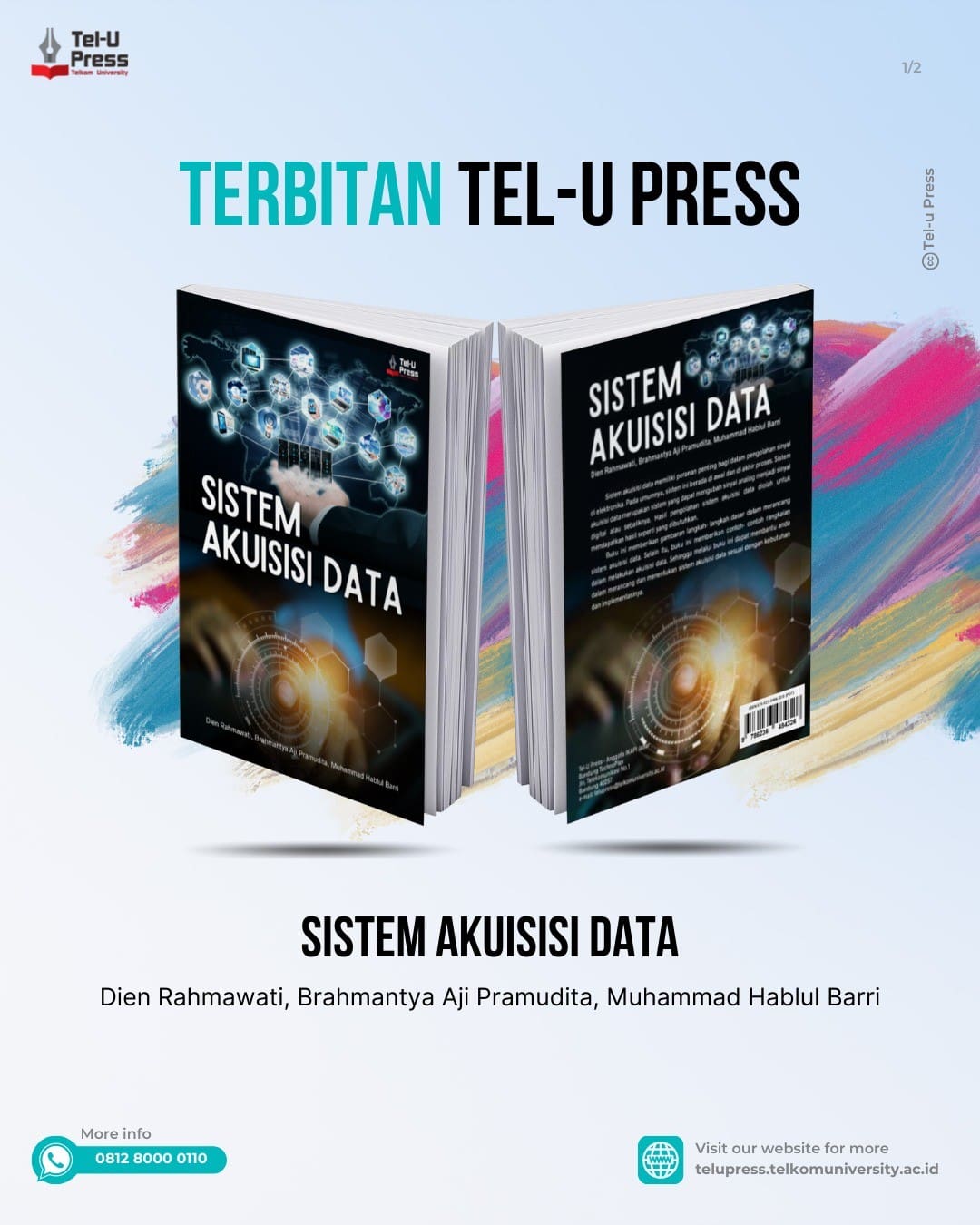 1718750023 Halo TelUtizen Kini telah hadir buku terbitan dari Tel U Press
