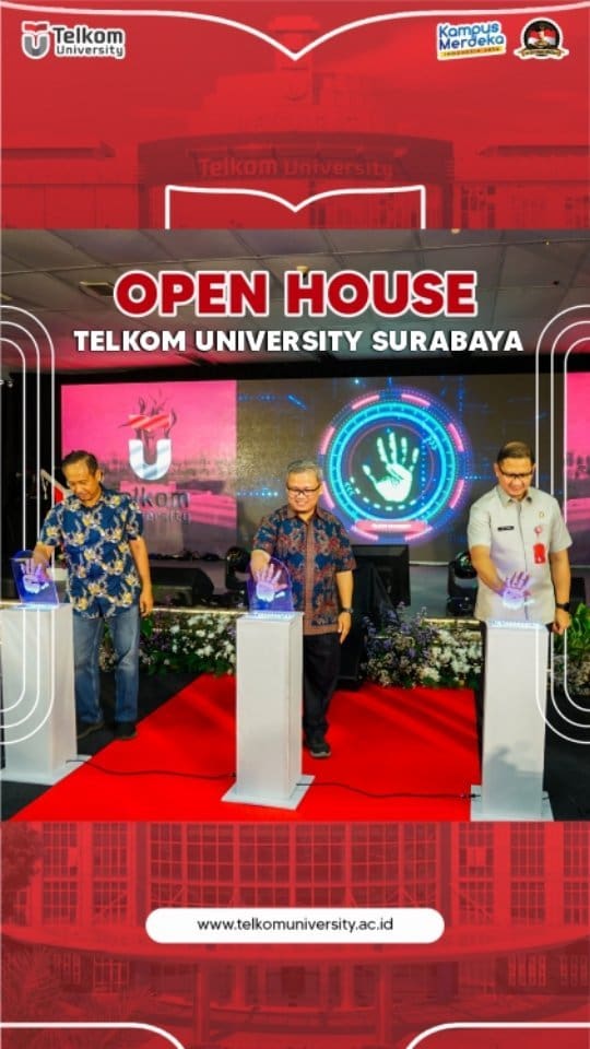 1718857691 Tel U dengan bangga memperkenalkan Kampus Surabaya dalam acara Open House