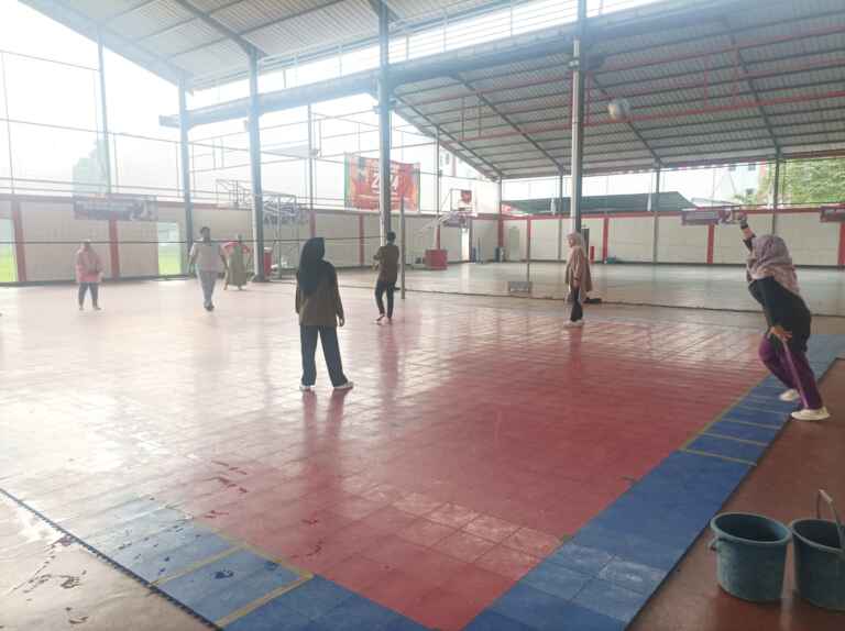 Fasilitas Lapangan Olah Raga Voli Indoor Telkom University TelU