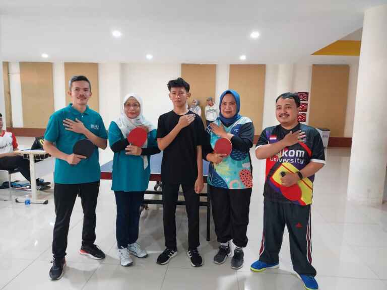Fasilitas Lapangan Olahraga Tenis Meja Telkom University 19