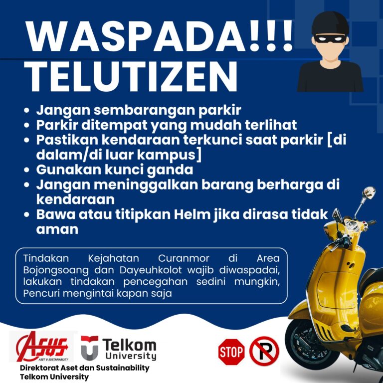 Waspada TelUtizen terhadap pencurian kendaraan