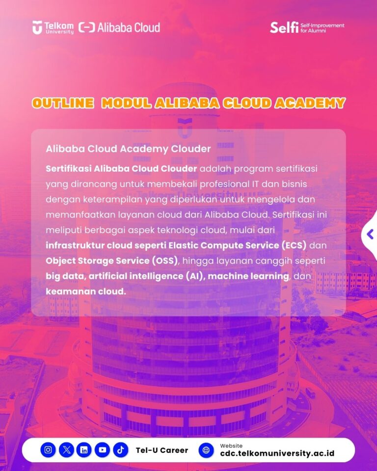 Beasiswa Sertifikasi Alibaba Cloud Academy Batch 1 b