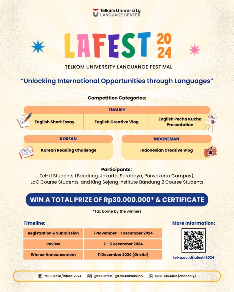 Telkom University Language Festival 2024