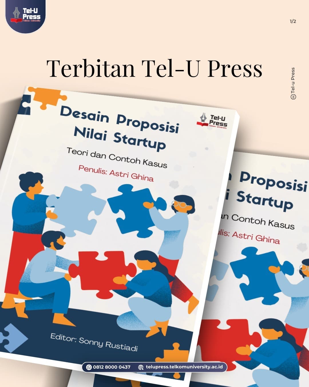 1737081507 HEI TelUtizen Telah hadir buku Desain Proposisi Nilai Startup Teori