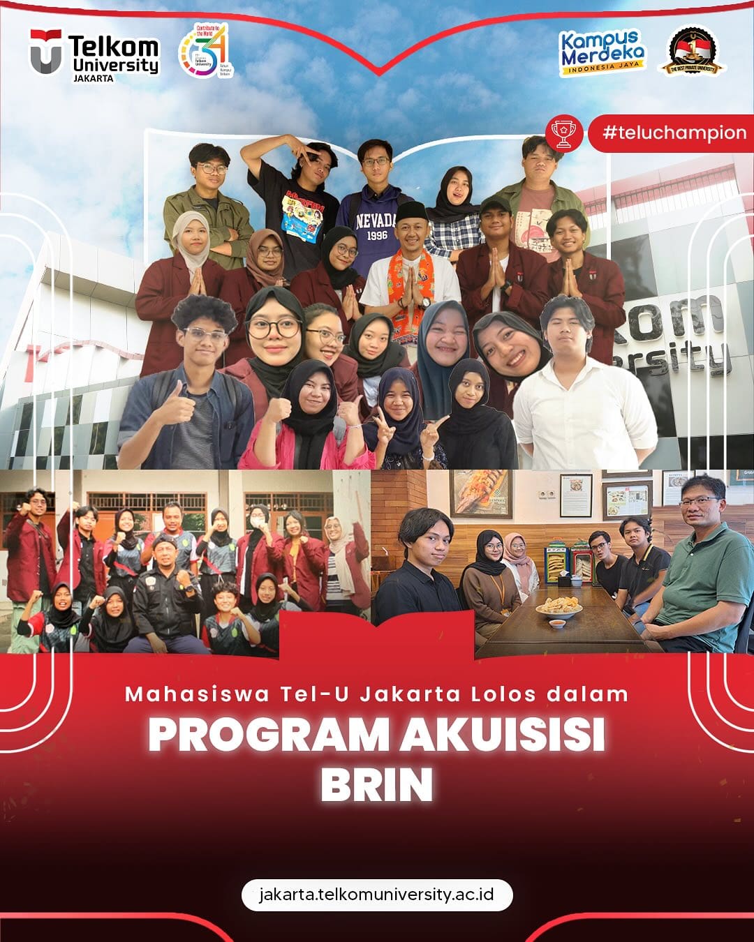 1737165551 Hallo TelUtizen Jkt Telkom University Jakarta mengucapkan selamat kepada 6