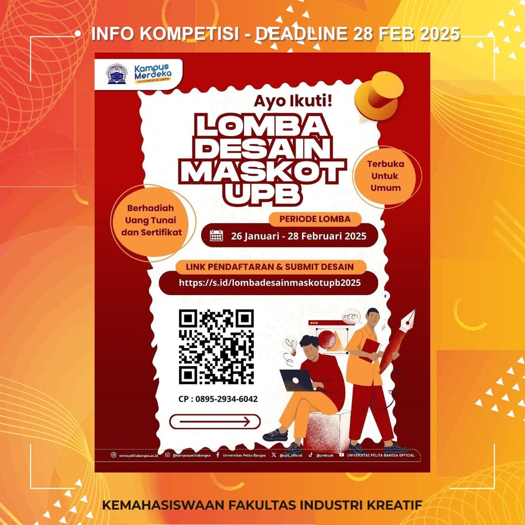 1738231520 INFO KOMPETISI Deadline 28 Februari 2025 More