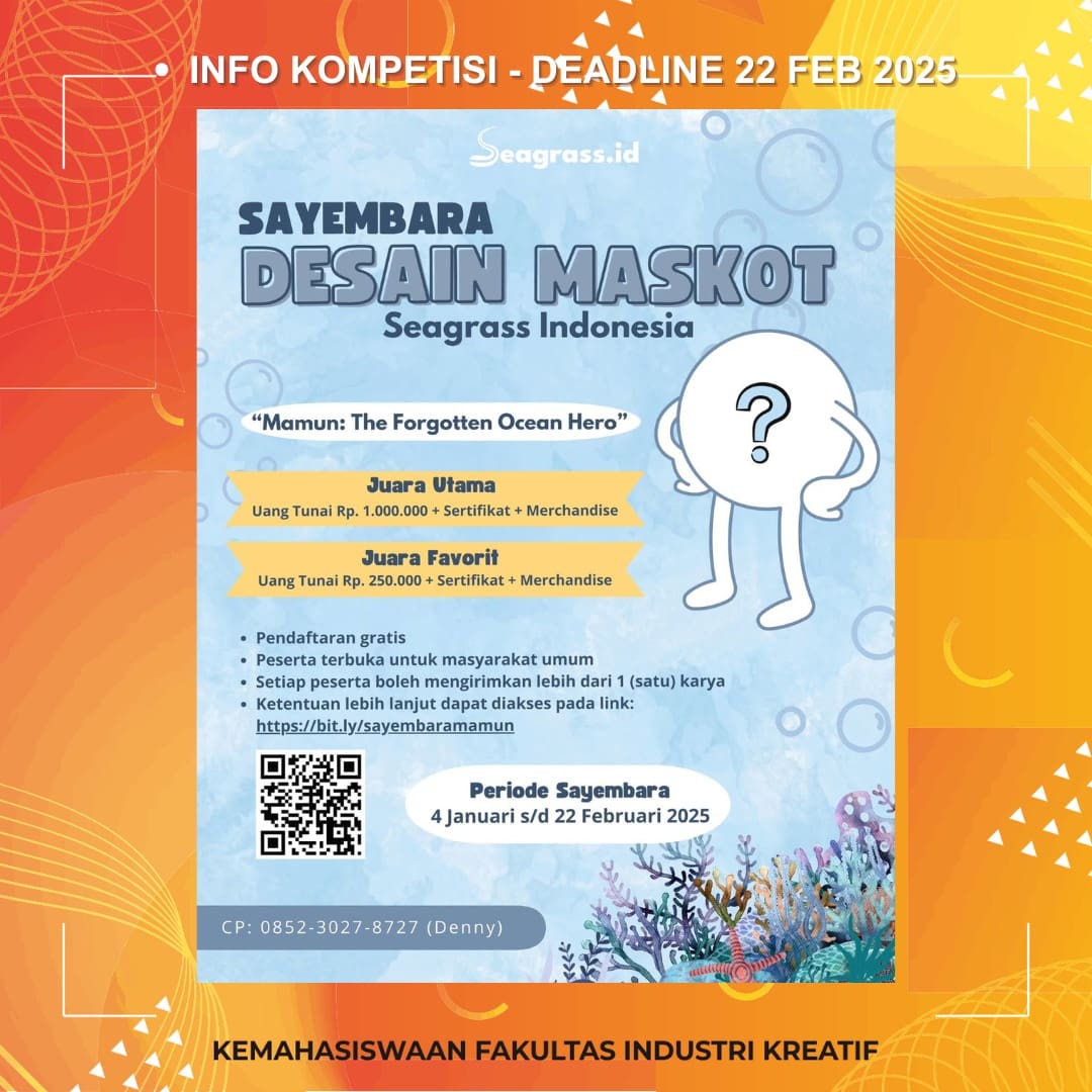 1738272438 INFO KOMPETISI Deadline 22 Februari 2025 More