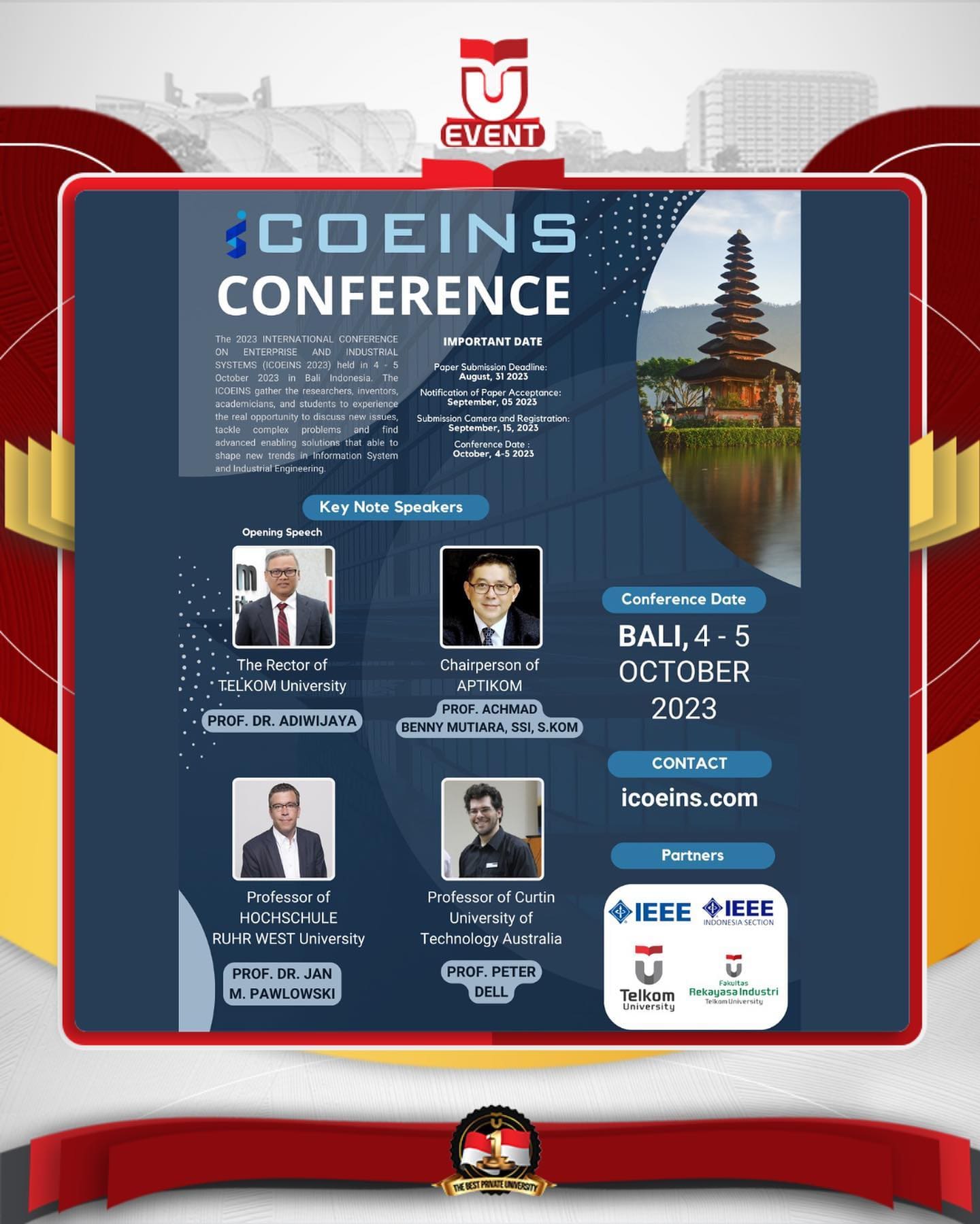 CALL FOR PAPERS The 2023 INTERNATIONAL CONFERENCE ON ENTERPRISE AND