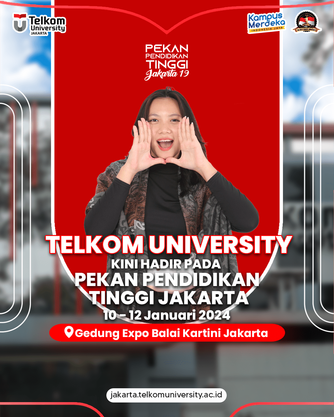 Hallo TelUtizen Jkt Yuk mampir ke booth Telkom University di