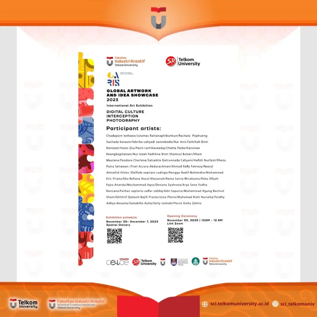 INVITATION The opening of the art exhibition GARIS 2023 The