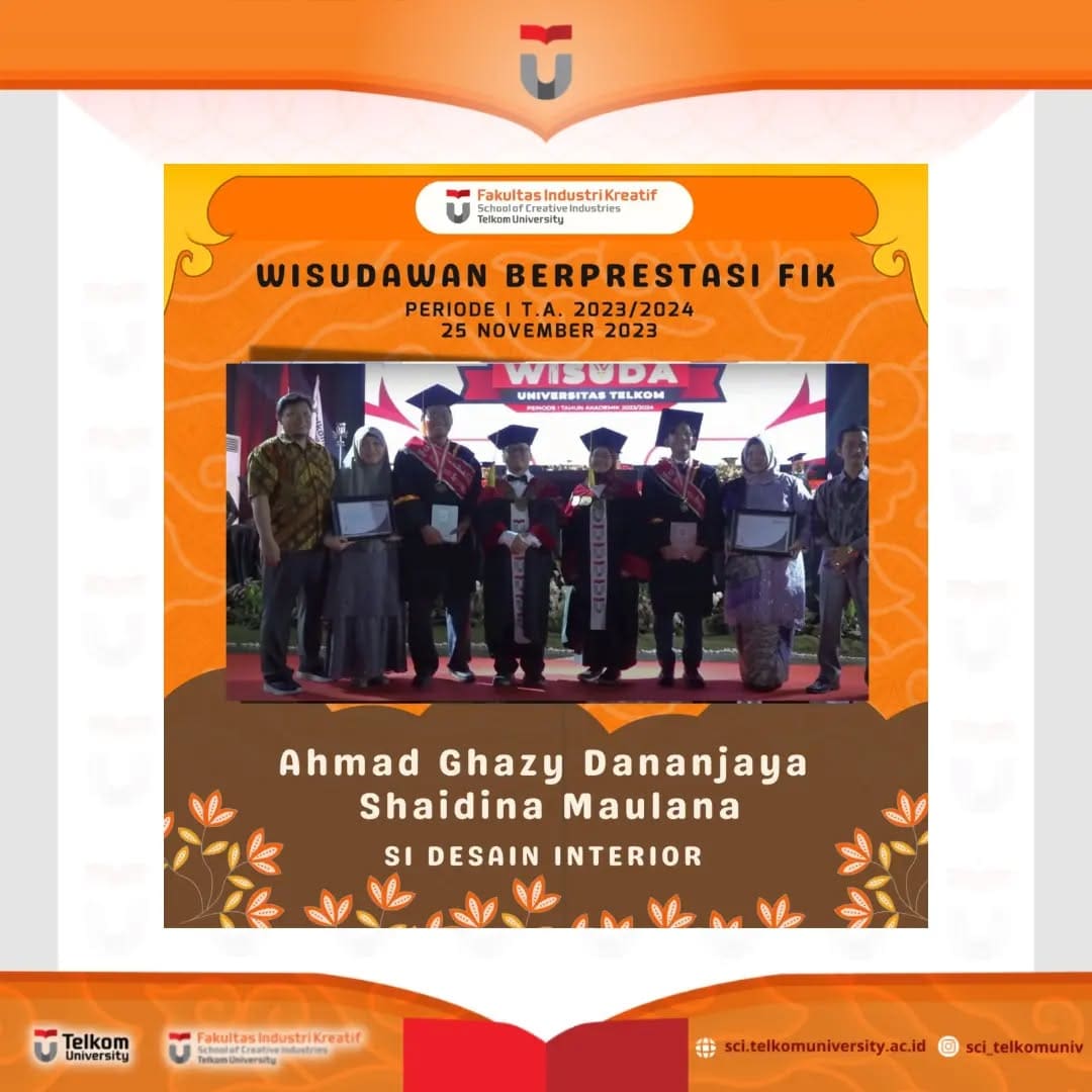 Selamat kepada Ahmad Ghazy Dananjaya dan Shaidina Maulana Wisudawan Prodi