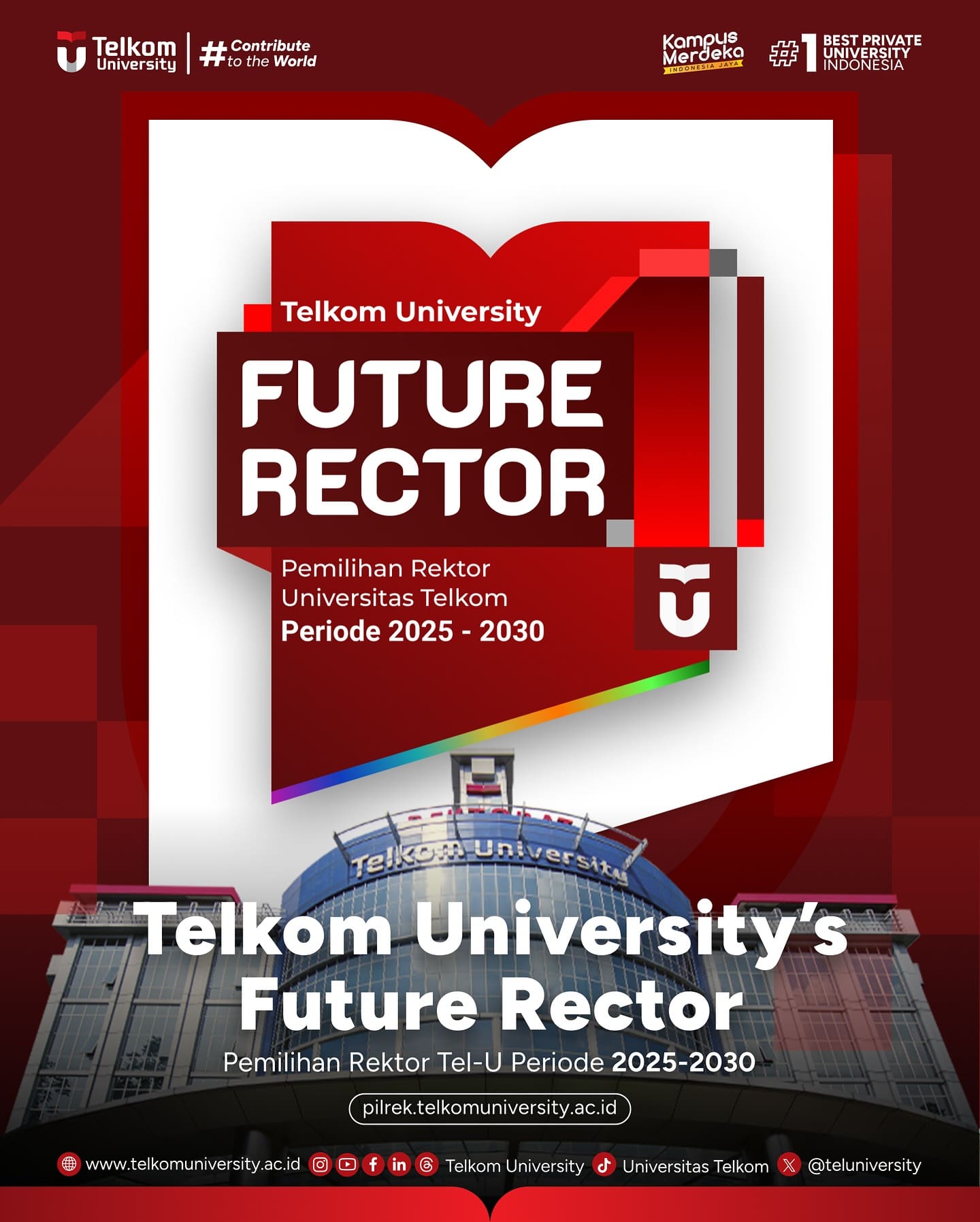 1738597799 HEI TelUtizen Proses Pemilihan Rektor Telkom University 2025 2030 telah dimulai