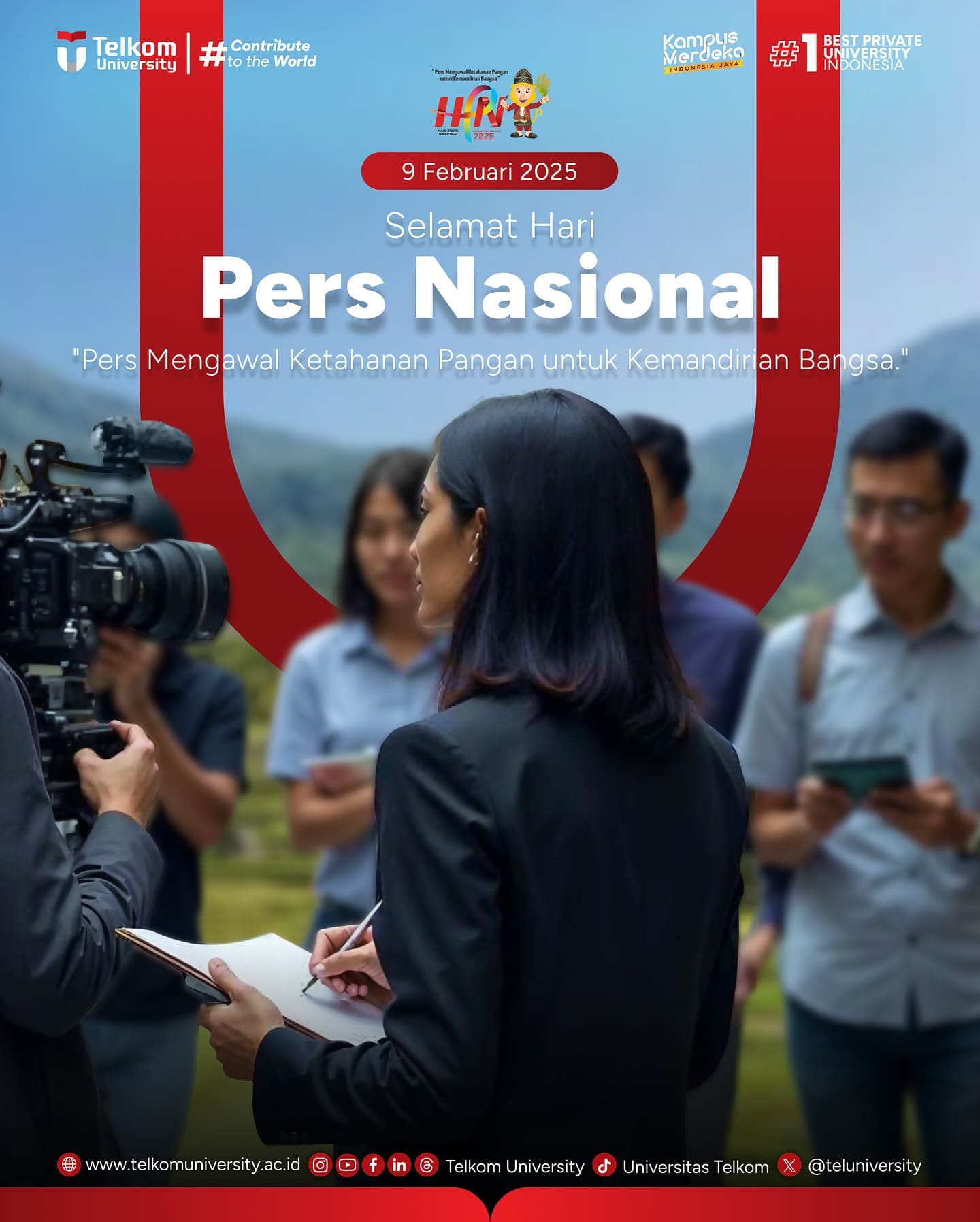 1739098683 HEI TelUtizen Selamat Hari Pers Nasional 2025 Semoga pers selalu