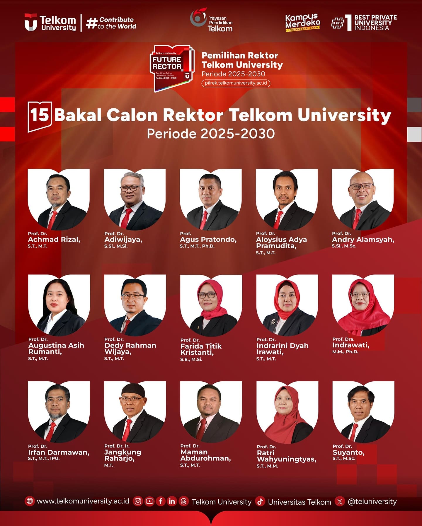 1739202803 HEI TelUtizen Perjalanan menuju kepemimpinan baru Telkom University telah dimu