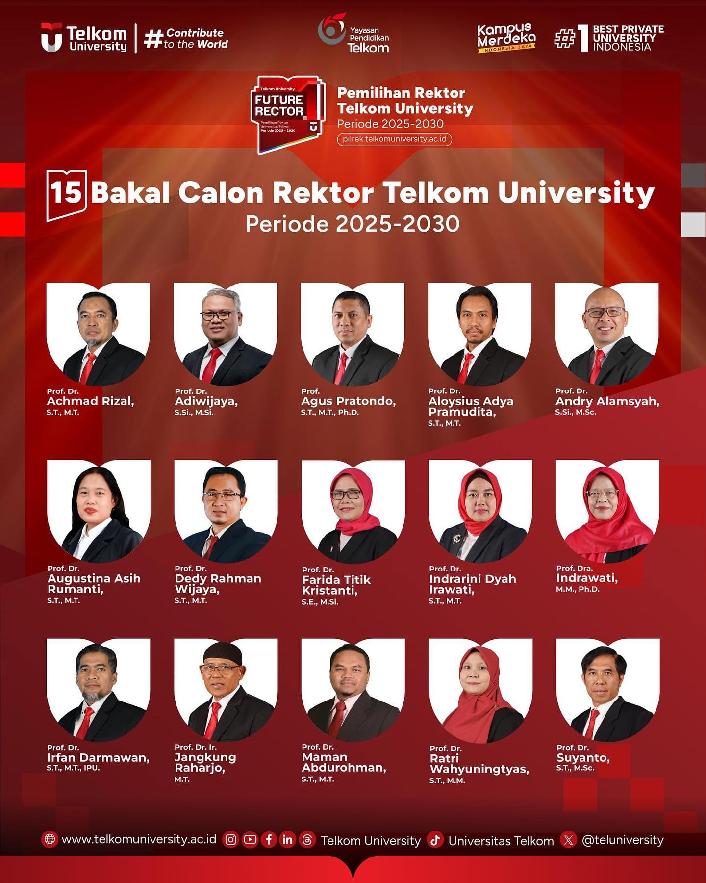 1739228888 HEI TelUtizen Perjalanan menuju kepemimpinan baru Telkom University telah dimul
