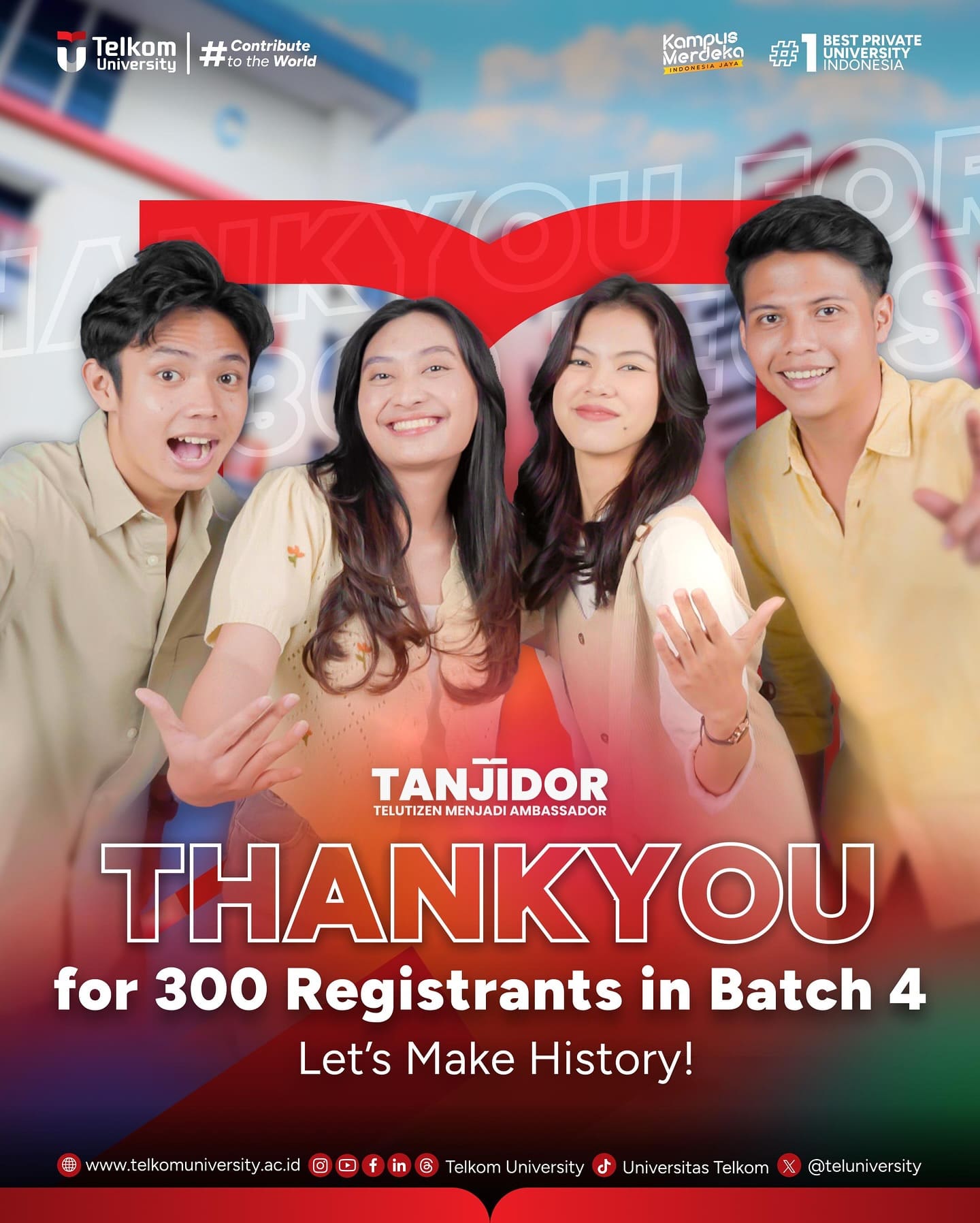 1739440515 HEI TelUtizen Terimakasih banyak atas antusias 319 pendaftar Tanjidor Batch
