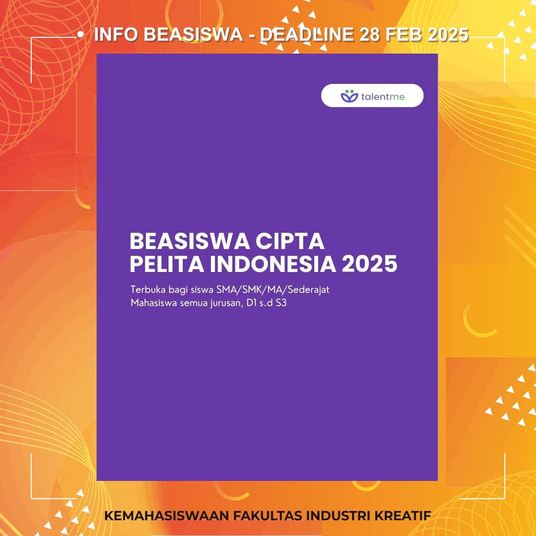 1739586083 INFO BEASISWA Deadline 28 Februari 2025 More
