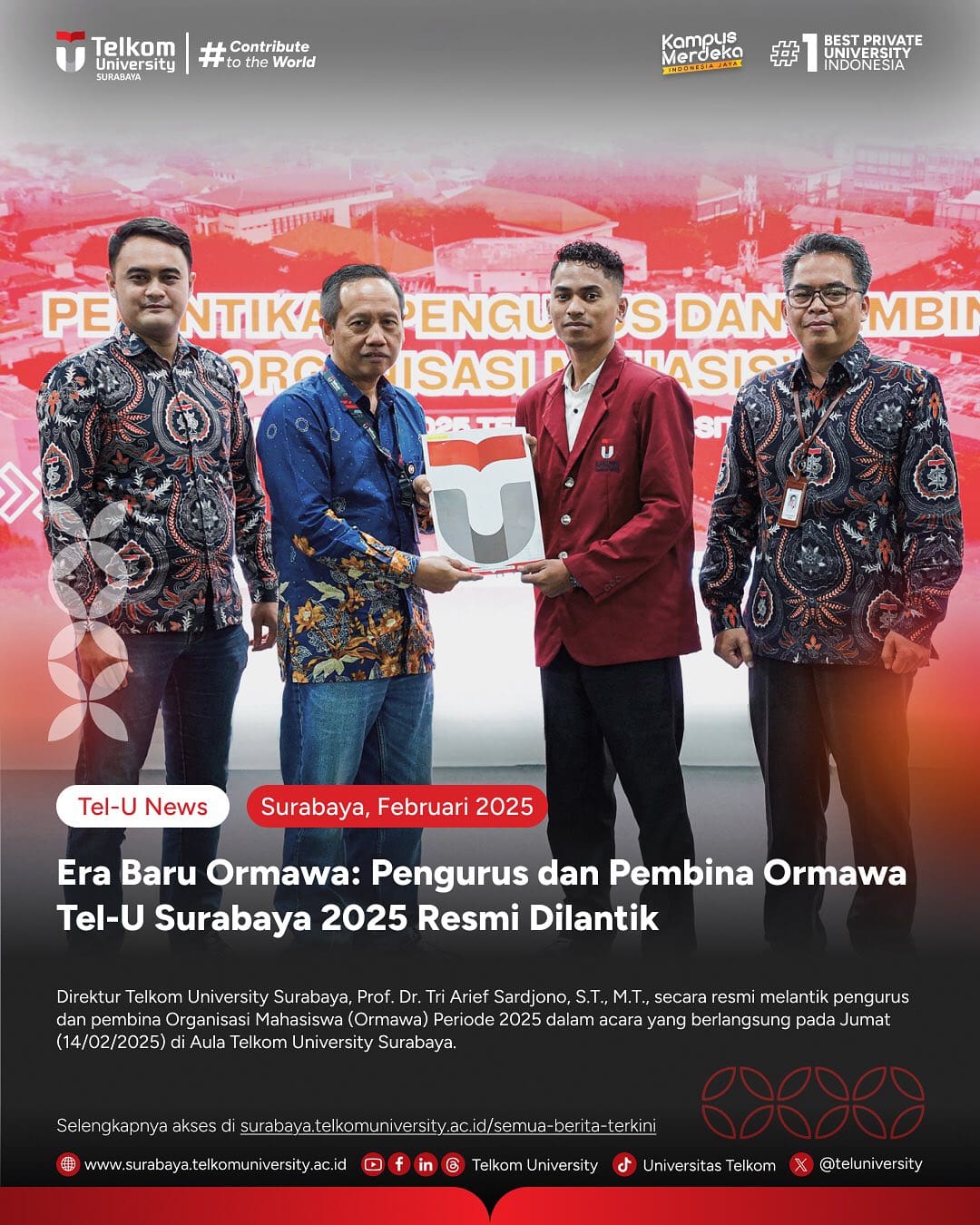 1739785198 Selamat dan semoga sukses dalam perjalanan kepemimpinannya ya