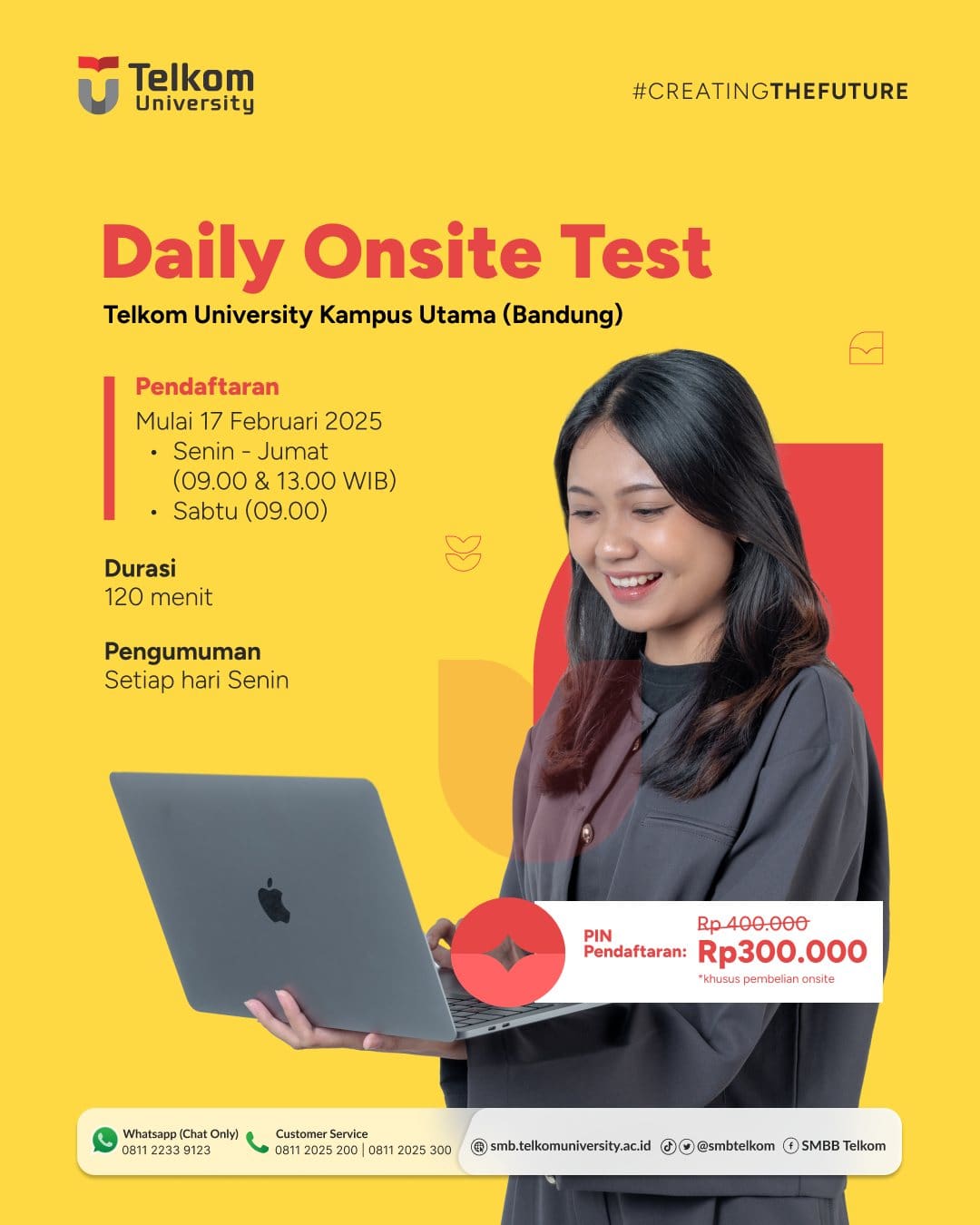 1739965821 Jalur Seleksi Daily Onsite Test sudah dibuka Saat ini kamu