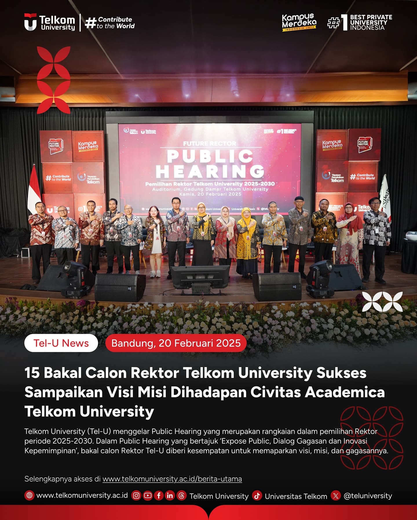 1740232768 HEI TelUtizen Telkom University menggelar Public Hearing yang merupakan rangkai