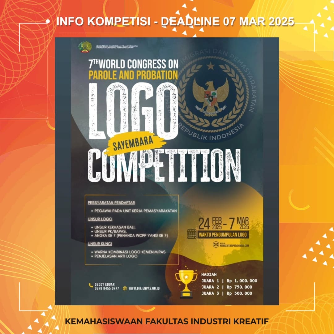 1740781965 INFO KOMPETISI Deadline 07 Mar 2025 More